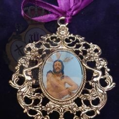 Medalla de Cuna de Jesús Atado a la Columna